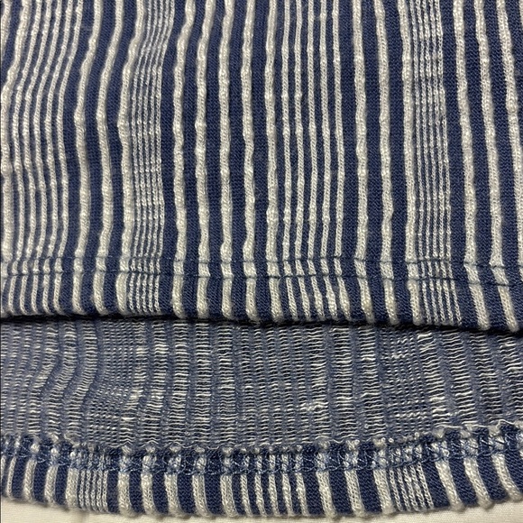 Striped Blue and White Jumpsuit Caution to the Wind - Picture 11 of 11